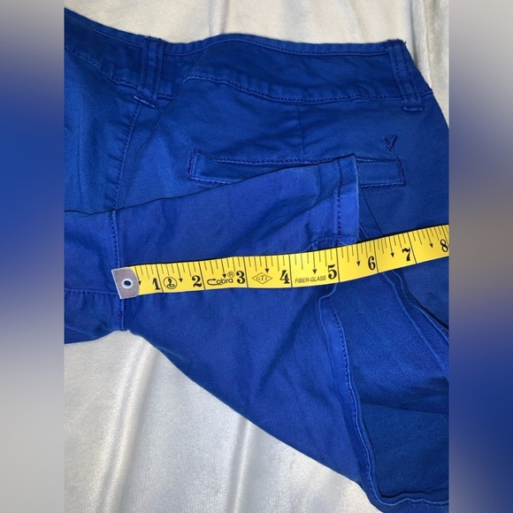 American eagle cobalt Blue Women's midi stretch Shorts size 6 - Picture 4 of 5